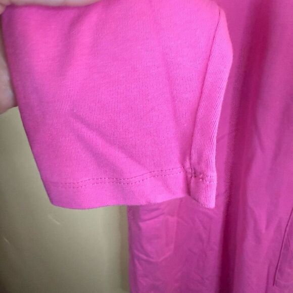 NWT Hanna Andersson Girls Pink Pullover Dress with Decal and Pockets Size US 12‎ - Picture 4 of 7